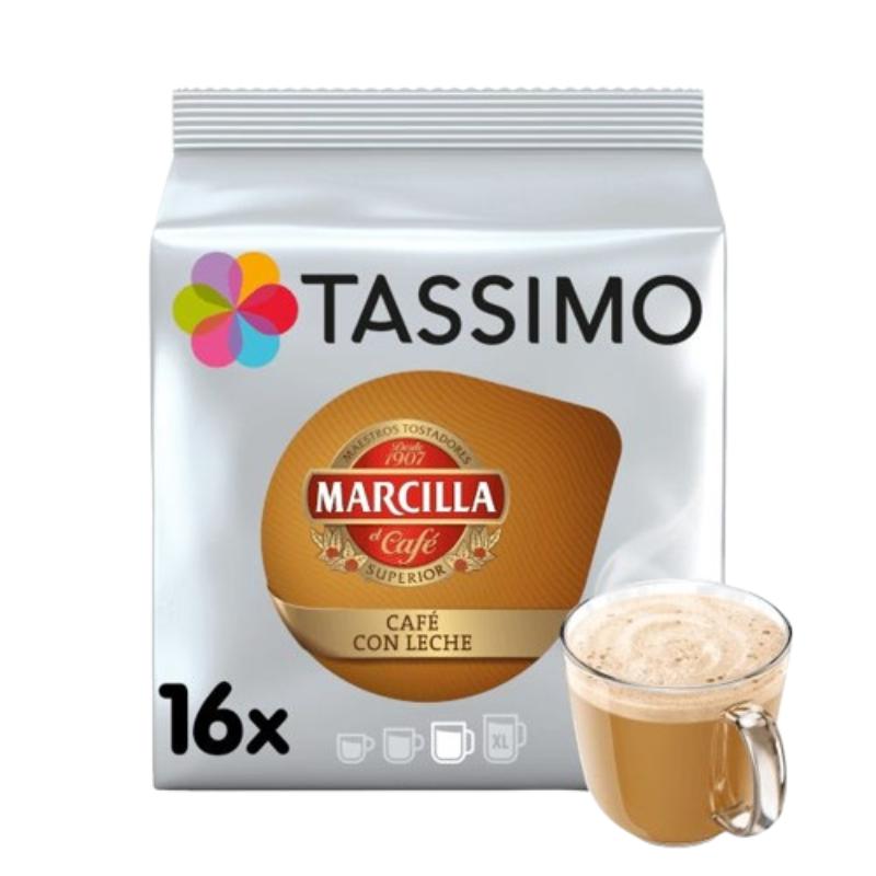 TASSIMO MARCILLA CAFE C/LECHE 16 CAPX11,5G B/184GR