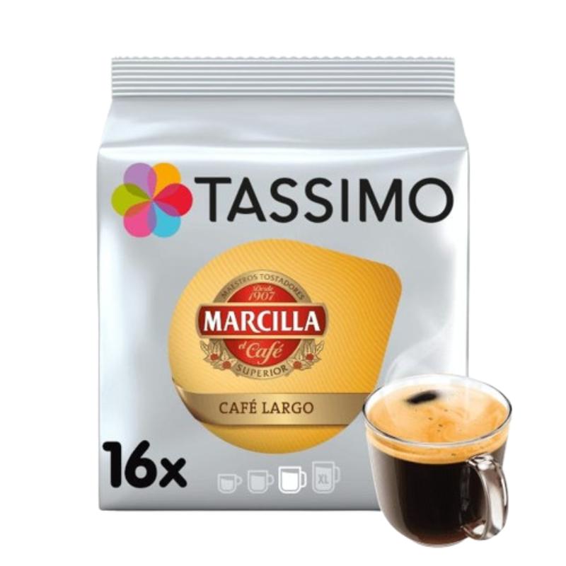 TASSIMO MARCILLA CAFE LARGO 16 CAP.X8GR B/132,8 GR