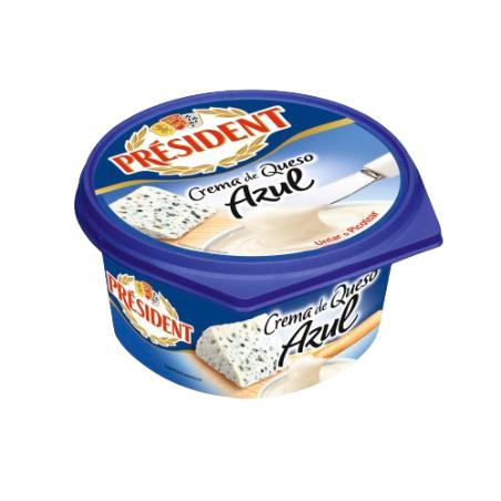 QUESO CREMA AZUL PRESIDENT T/125 GR