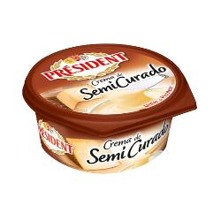 QUESO CREMA SEMICURADO PRESIDENT T/125 GR