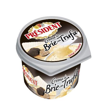QUESO CREMA BRIE CON TRUFA PRESIDENT T/105 GR