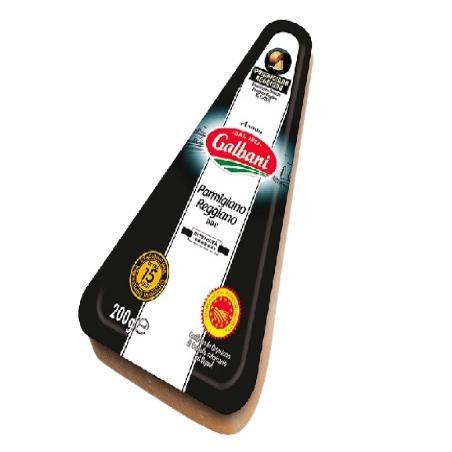 QUESO PARMESANO REGIANO GALBANI CUÑA 200GR.