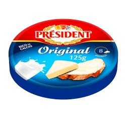 QUESO PORCION PRESIDENT EST/8UD 125 GR