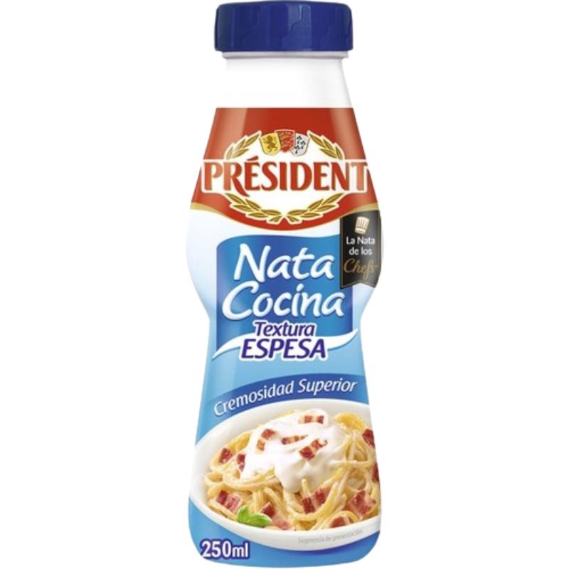 NATA COCINA 18% PRESIDENT BOTELLA 250 ML