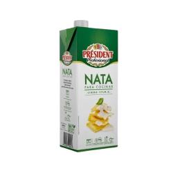 NATA COCINA 12%MG.LIGERA PRESIDENT BRICK 1 L