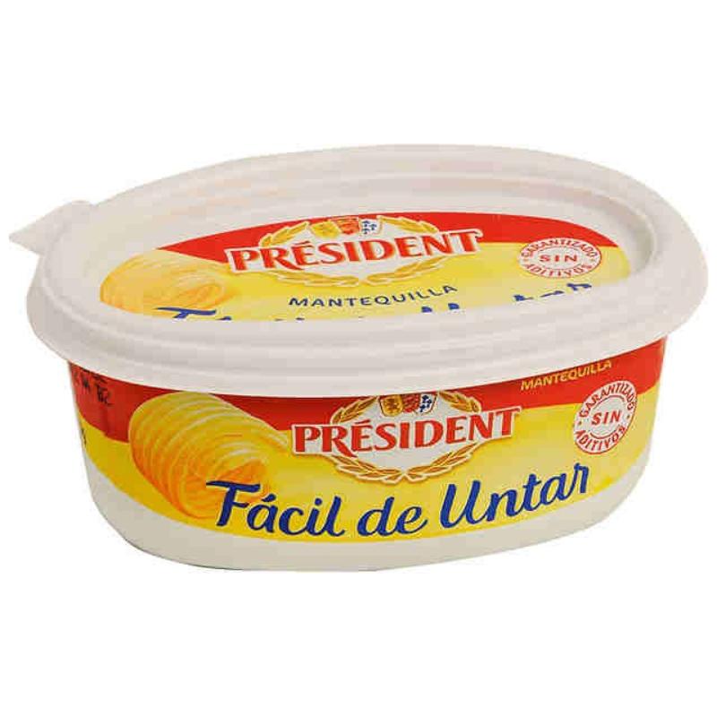 MANTEQUILLA PRESIDENT FACIL UNTAR T/250.GR.