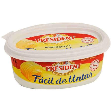 MANTEQUILLA PRESIDENT FACIL UNTAR T/250.GR.
