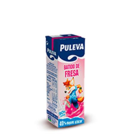 BATIDO FRESA PULEVA BRICK 200 ML PACK-6 UD