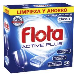 LAVAVAJILLAS FLOTA PASTILLAS ACTIVE PLUS EST/50 UD