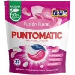 DETERGENTE PUNTOMATIC CAPSULA FUSION FLORAL B/22UD