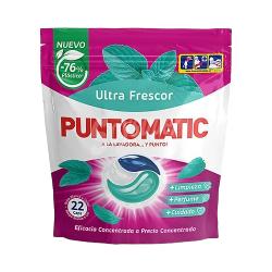 DETERGENTE PUNTOMATIC CAPSULA ULTRA FRESCOR B/22UD