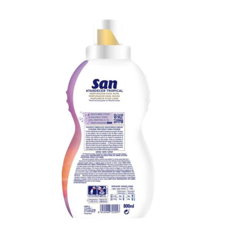 SUAVIZANTE PERFUMADOR SAN ATARDECE TROPICA B/800ML