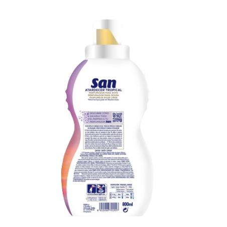 SUAVIZANTE PERFUMADOR SAN ATARDECE TROPICA B/800ML