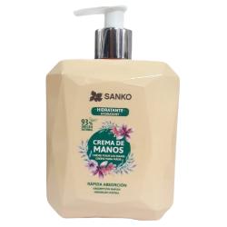 CREMA MANOS SANKO HIDRATANTE DOSIFICADOR 400ML
