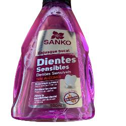 ENJUAGUE BUCAL SANKO DIE/SENSIBLE SIN ALCOHO 500ML