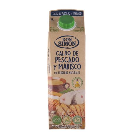 CALDO PESCADO/MARISCO LIQUIDO DON SIMON BRICK 1 L