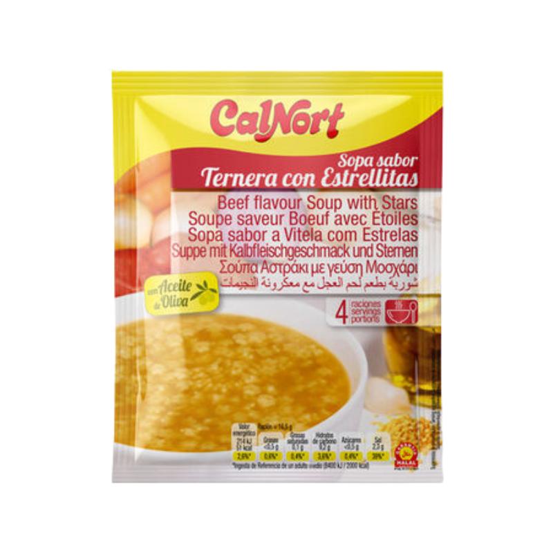SOPA TERNERA CON ESTRELLITAS CALNORT SOBRE  66GR