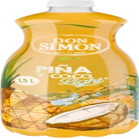 REFRESCO DON SIMON PIÑA-COCO LIGHT BOTELLA 1,5 L.