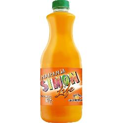 ZUMO SIMON LIFE NARANJA BOTELLA 1,5 L