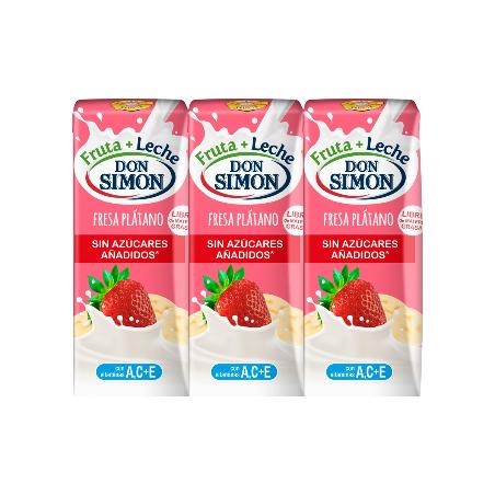 FUNCIONA ZERO FRESA-PLATANO DON SIMON P/6X200 ML