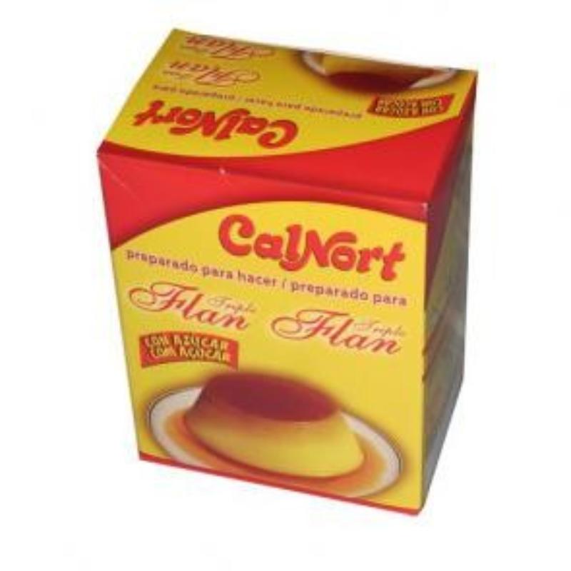 FLAN SABOR VAINILLA CALNORT 8 RACIONES 2X65GR