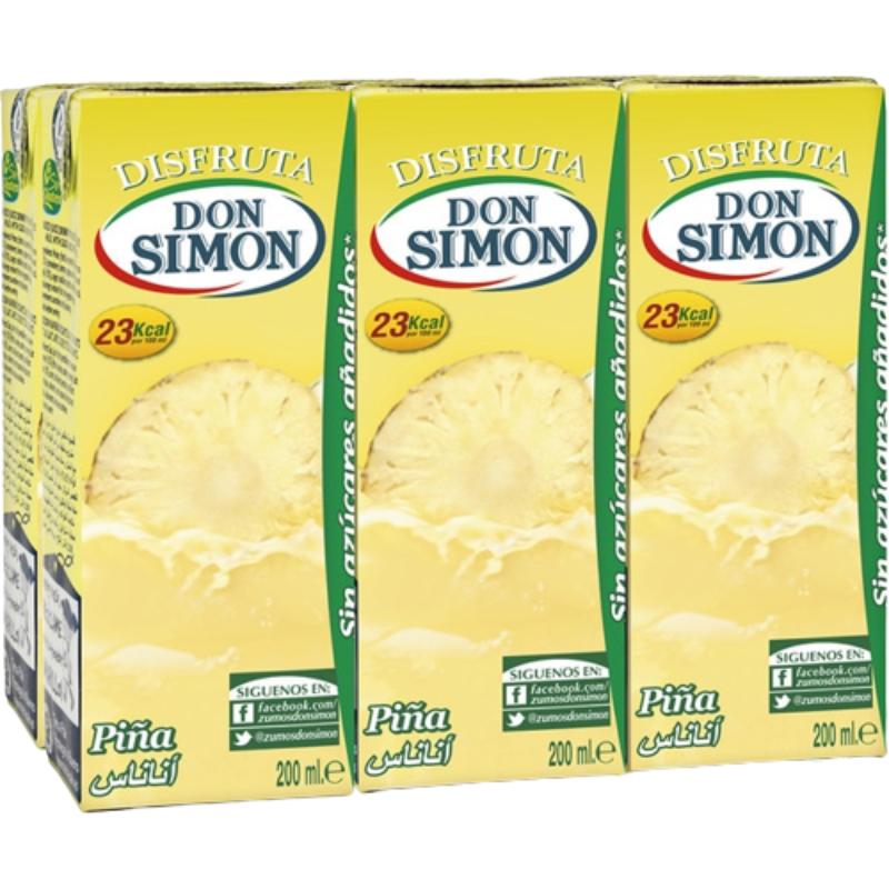 NECTAR DISFRUTA DON SIMON S/AZ. PIÑA P/6X200ML.