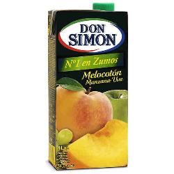 ZUMO DON SIMON MELOCOTON/MANZANA/UVA  BRICK 1 L