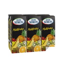ZUMO DISFRUTA DON SIMON S/A MULTIFRU BRICK 6X200ML