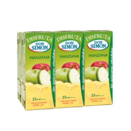 ZUMO DISFRUTA DON SIMON S/A MANZANA BRIC P/6X200ML