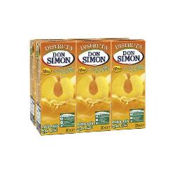 ZUMO DON SIMON MELOCOTON/MANZA/UVA BRICK P/6X200ML
