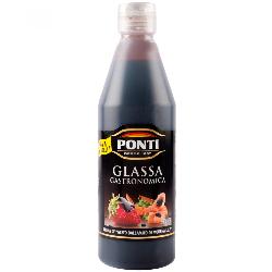 VINAGRE CREMA  BALSAMICO GLASSA PONTI B/500 ML