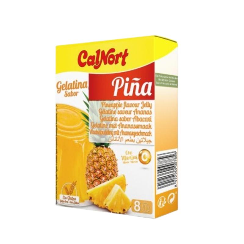 GELATINA PIÑA CALNORT ESTUCHE 8 RACIONES 170GR