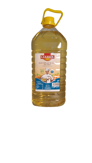 ACEITE GIRASOL ALTO OLEICO 80% CEXASOL REFD.GF/5 L