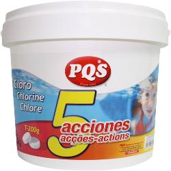PISCINA CLORO 5-ACCIONES MOSAICO/PQS CUBO 5 KG