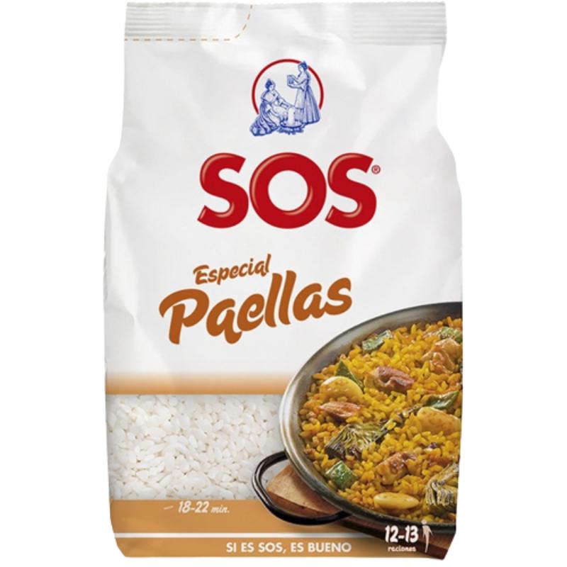 ARROZ SOS ESPECIAL PAELLAS  B/ 1.KG.