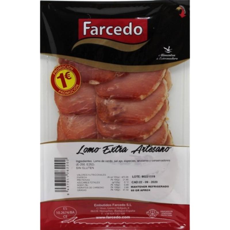 LOMO LONCHA EXTRA FARCEDO SOBRE 50 GR