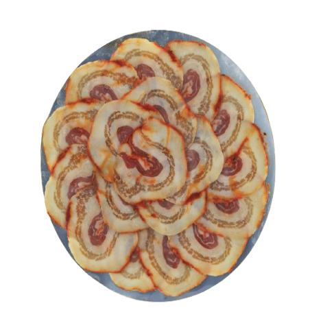 PANCETA IBÉRICA LONCHA BELLOTA ADOB. FARCEDO 70GR