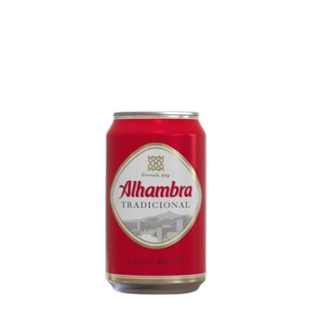 CERVEZA ALHAMBRA TRADICIONAL LATA 33.CL.