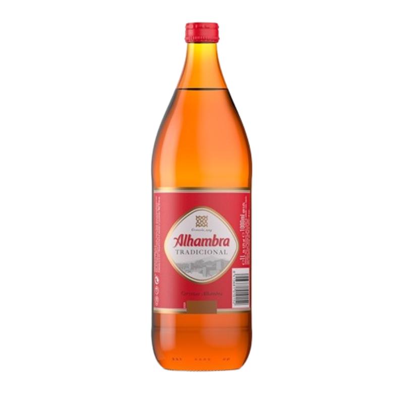 CERVEZA ALHAMBRA TRADICIONAL BOT/1.LITRO