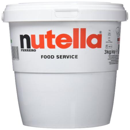 NUTELLA CREMA AVELL/CACAO CUBO 3KG