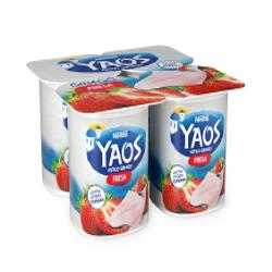 NESTLE YAOS ESTILO GRIEGO FRESA PACK-4 UD