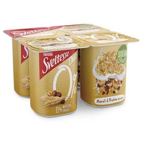NESTLE SVELTESSE MUESLI-FRUTOS SECOS PACK-4 UD