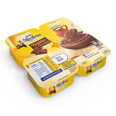 NESTLE NATILLAS SABOR CHOCOLATE P/4UD. 