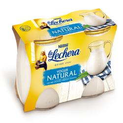 NESTLE LA LECHERA NATURAL VIDRIO PACK-2 UD