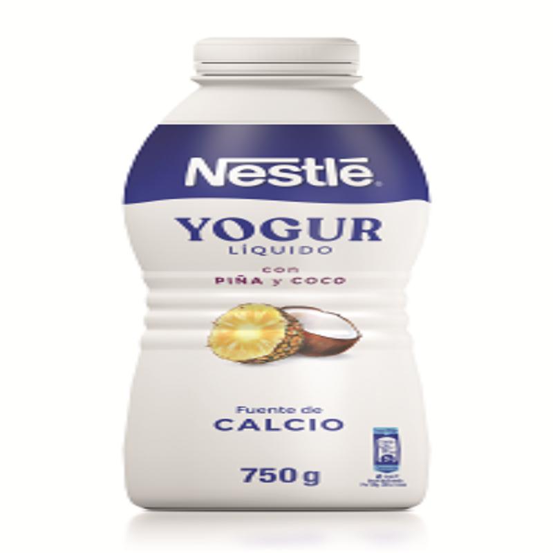 NESTLE YOGUR LIQUIDO C/PIÑA Y COCO B/750G
