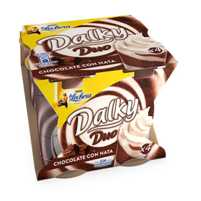 NESTLE DALKY DUO CHOCOLATE CON NATA P/4UD