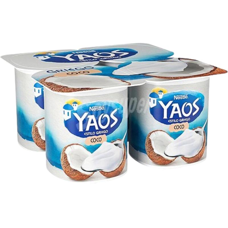 NESTLE YAOS ESTILO GRIEGO COCO PACK-4 UD