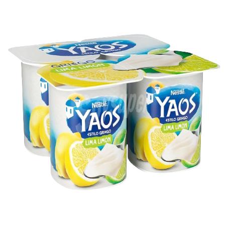 NESTLE YAOS ESTILO GRIEGO LIMA-LIMON PACK-4 UD