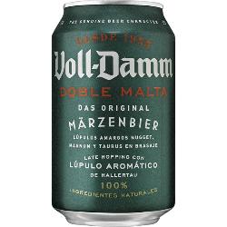 CERVEZA VOLL-DAMM DOBLE MALTA LATA 33 CL