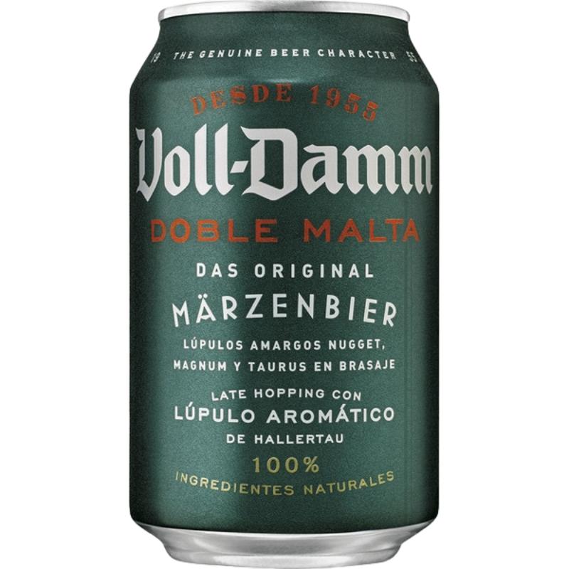 CERVEZA VOLL-DAMM DOBLE MALTA LATA 33 CL